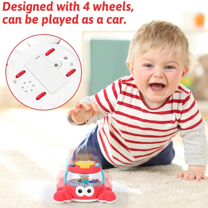 Kids' Musical Turtle and Crab Drum Toy