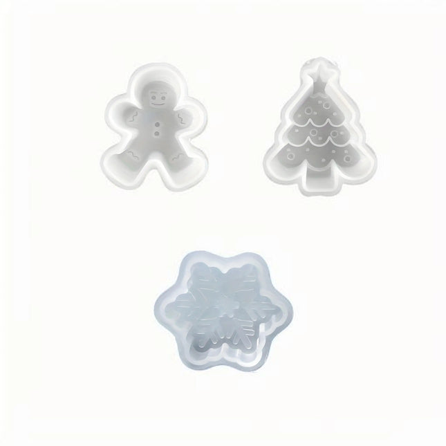 3-Piece Christmas Silicone Mold Set