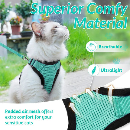 Soft Cat Harness Set
