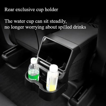 Rear Seat Cup Holder Organizer