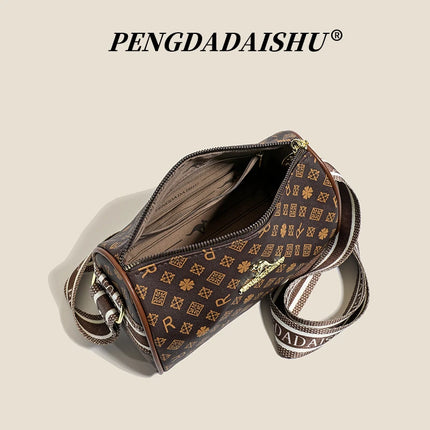Alphabet Print Shoulder Bag