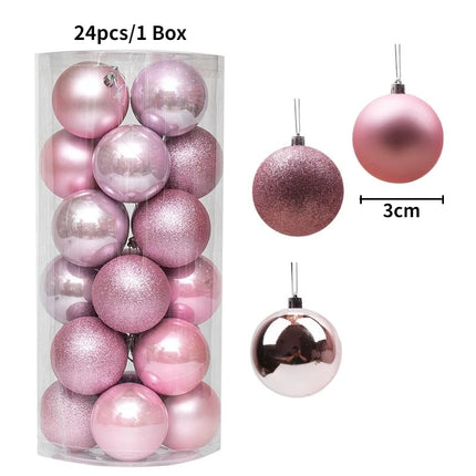 Christmas Tree Baubles Ornament Set