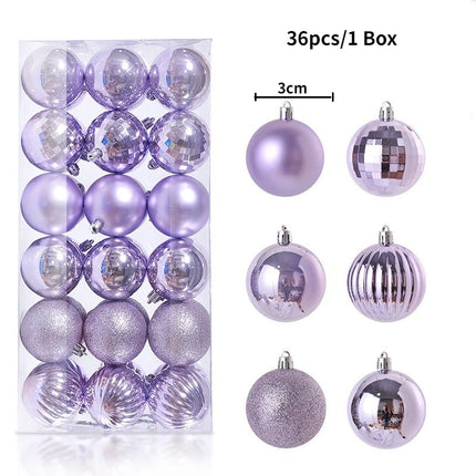 Christmas Tree Baubles Ornament Set