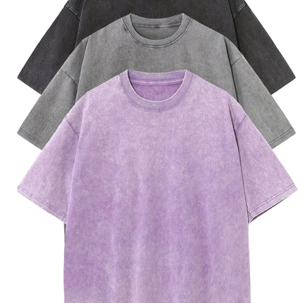 Men’s 100% Cotton Loose-Fit T-Shirts