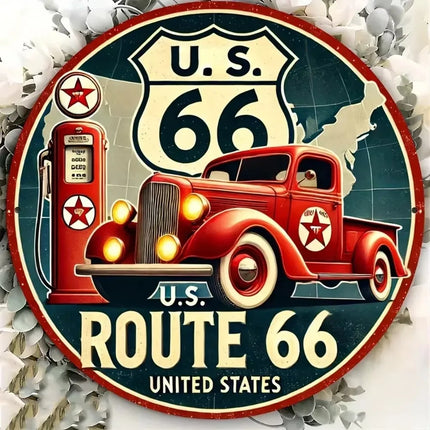 Antique Route Outdoor Wall Decor