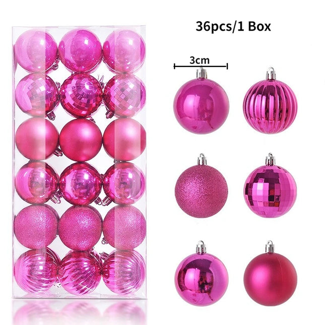 Christmas Tree Baubles Ornament Set