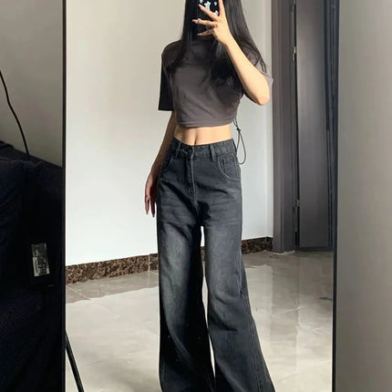 Vintage High-Waist Baggy Jeans