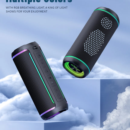 40W Portable Bluetooth Speaker with LED Lights