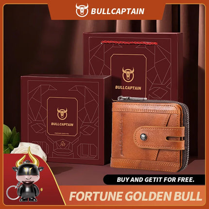 Genuine Leather Bifold Wallet