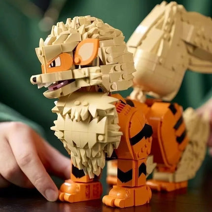 Orange Fantasy Beast Building Block Set