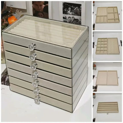 7-Tier Acrylic Jewelry Storage Box