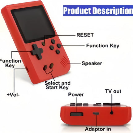 3.0-Inch Retro Game Console