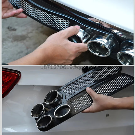 Dual Exhaust Pipe Decorative Stickers