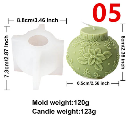 Christmas Silicone Candle Mold