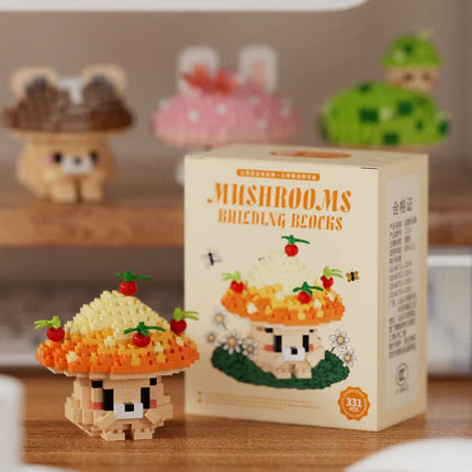 Mushroom Building Block Set