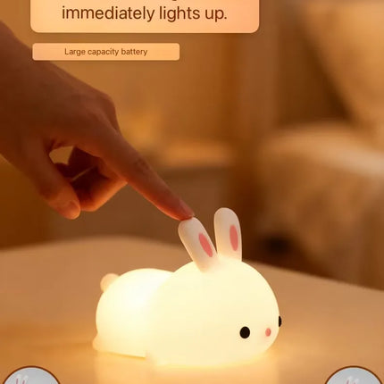 RGB Silicone Bunny Night Light