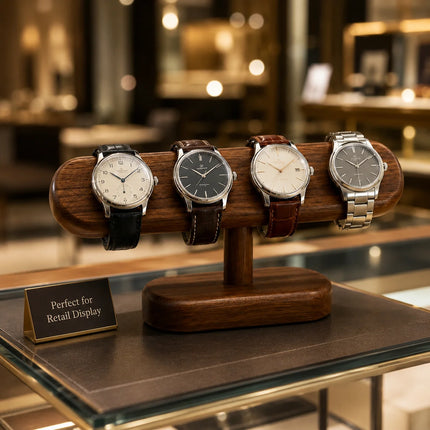 Premium Wooden Watch Display Stand