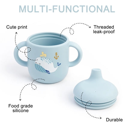 Cartoon Silicone Baby Cup