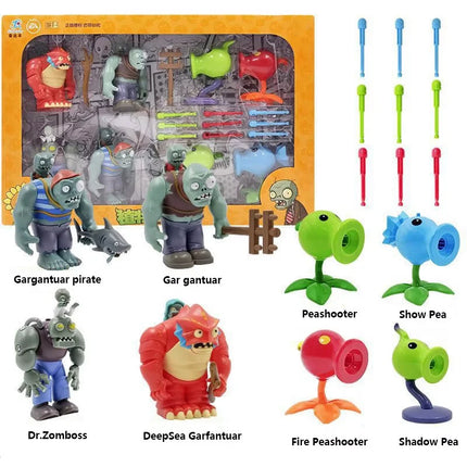 Zombie Game Character Toy Set