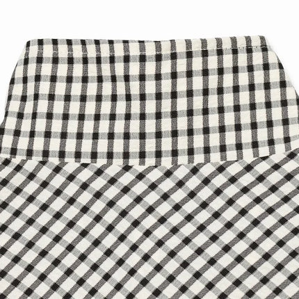 Women's Cropped Plaid Bomber Jacket
