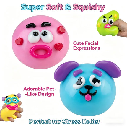 Dog Face Squishy Toy