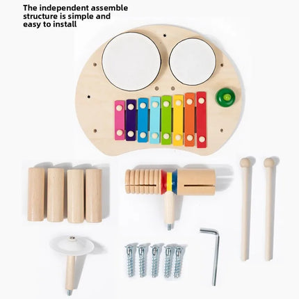 Wooden Montessori Musical Activity Table