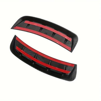 Carbon Fiber Style Air Vent Stickers
