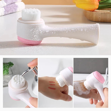 3D Double-Sided Facial Cleansing Brush