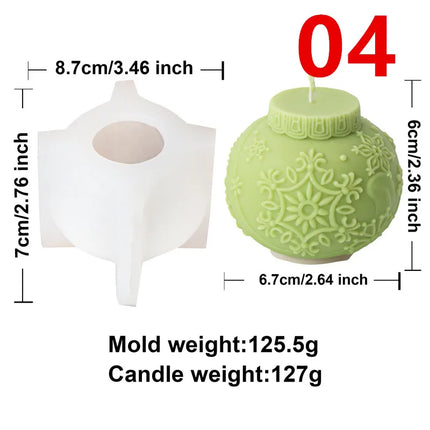 Christmas Silicone Candle Mold