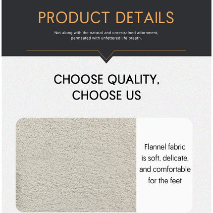 3-Piece Bathroom Floor Mat Set