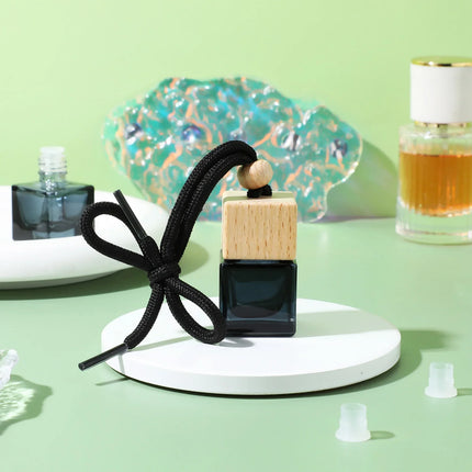 NNEOBA 10PCS Hanging Car Perfume Bottle Diffuser–Ornament Black