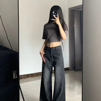 Vintage High-Waist Baggy Jeans