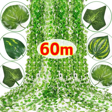 Artificial Green Ivy Leaf Hanging Garland
