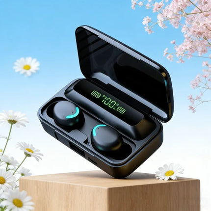 NNEOBA Wireless Earbuds 9D Stereo Sports Headphones