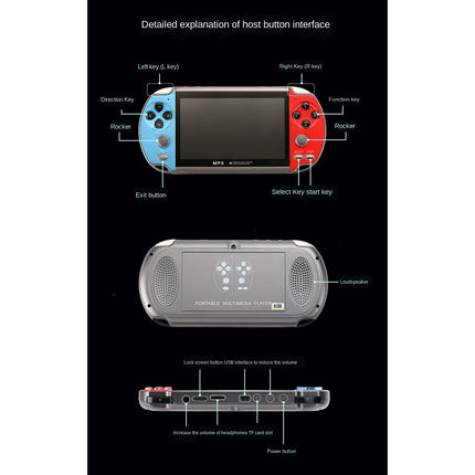 Portable Retro Handheld Game Console