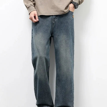 Men’s Retro Wide-Leg Jeans