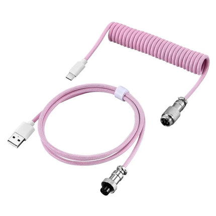 Coiled Mechanical Keyboard Cable
