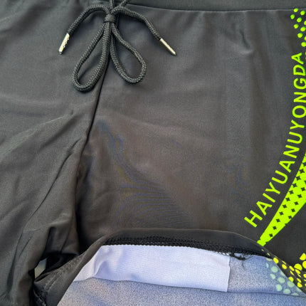 Men's Geometric Print Swim Trunks