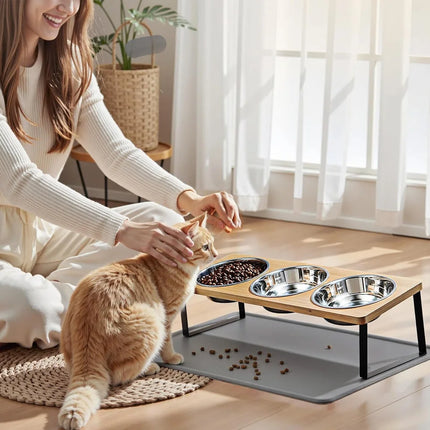 Elevated Pet Feeding Set