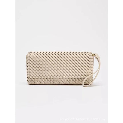 Woven Leather Shoulder Bag