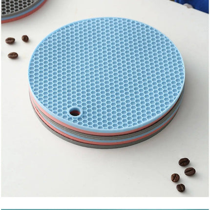 Honeycomb Silicone Trivet Mat