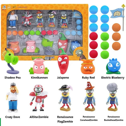 Zombie Game Character Toy Set