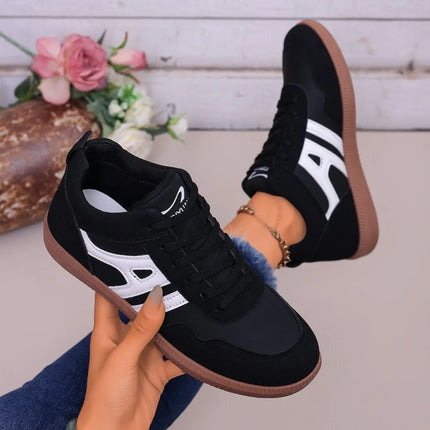 Women's Black Casual Sneakers