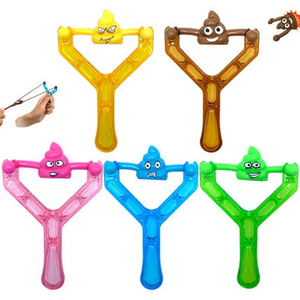 5-Piece Slingshot Poop Toy Set