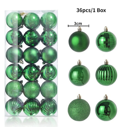 Christmas Tree Baubles Ornament Set