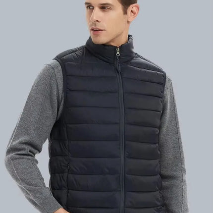 Men’s Padded Stand-Collar Vest