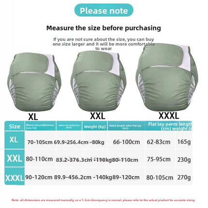 Washable Adult Cloth Diapers