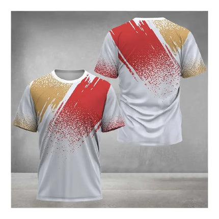 Men's 3D Print Sports T-Shirt