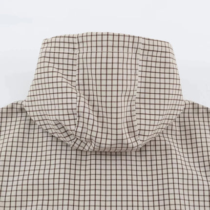 Women's Plaid Hooded Jacket