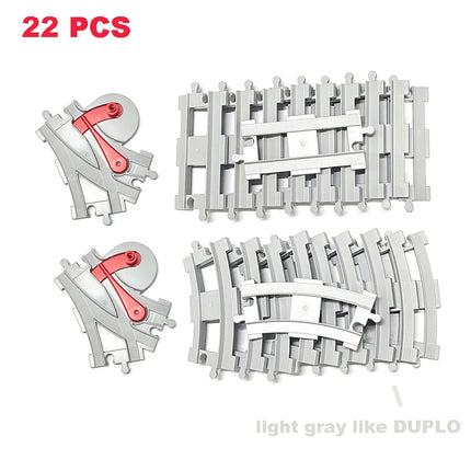 Large Building Block Train Set
